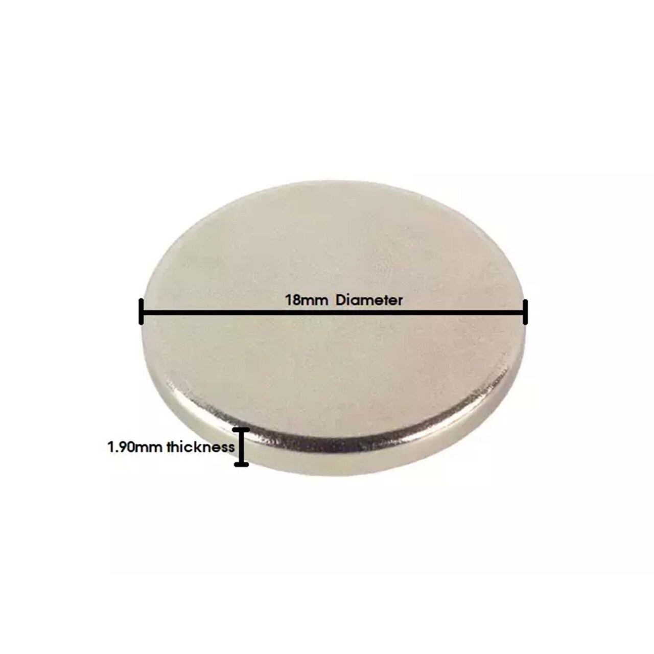 Invisible Round Magnetic Snaps 18mm Diameter Durable Fasteners for Sewing Projects